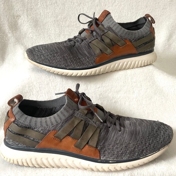 Cole Haan Men’s Lace Up Grand Motion Woven Stitch lite Sneakers Size 10.5M - Picture 1 of 15